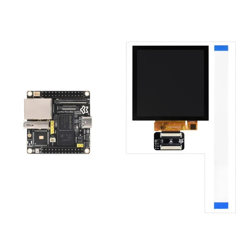 VoltSLuckfox Pico Ultra RV1106 Linux Micro Development Board, Integrates ARM Cortex-A7/RISC-V MCU/NPU/ISP Processors