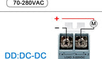 SSR Solid State Relay DIN Rail Relay With Heatsink 10A 25A 40A 60A 80A 100A 120A DC - AC DC - DC AC - AC Single Phase Control