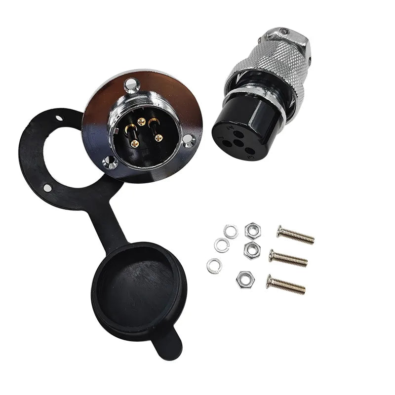 GX25 Plug Cable Connector Flange Fixing 20A 2Pin 3Pin 4Pin 5Pin 6Pin 8Pin 12Pin DF25 Circular Connectors