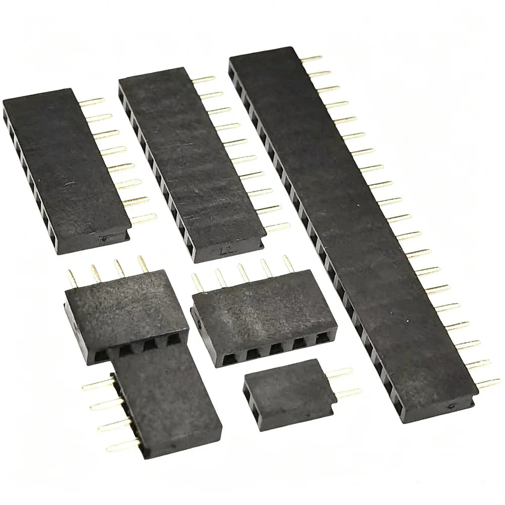 20PCS 2.0mm Single Row PH4.3/6.35mm 2/3/4/5/6/7/8/9/10/12/13/15/16/20/40P Straight PCB Connector Female Pin Header Strip Socket