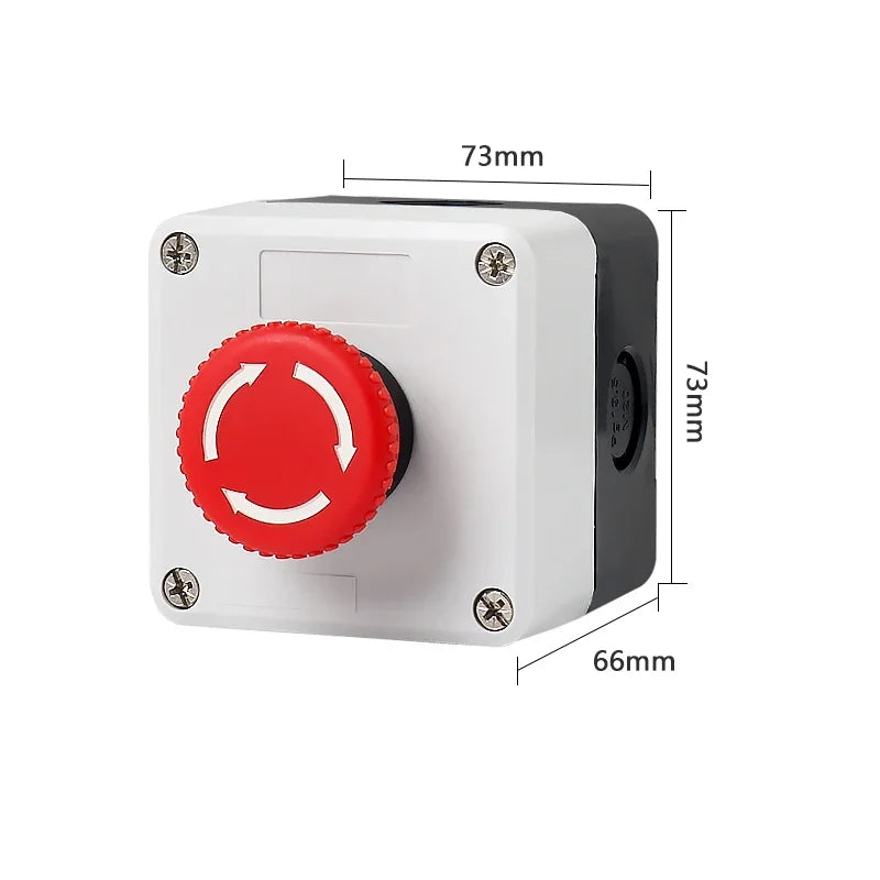 Arrow Symbol Indicating Start and Stop Self-Recovery Waterproof Button Switch Emergency Stop Industrial Hand-Held Control Box