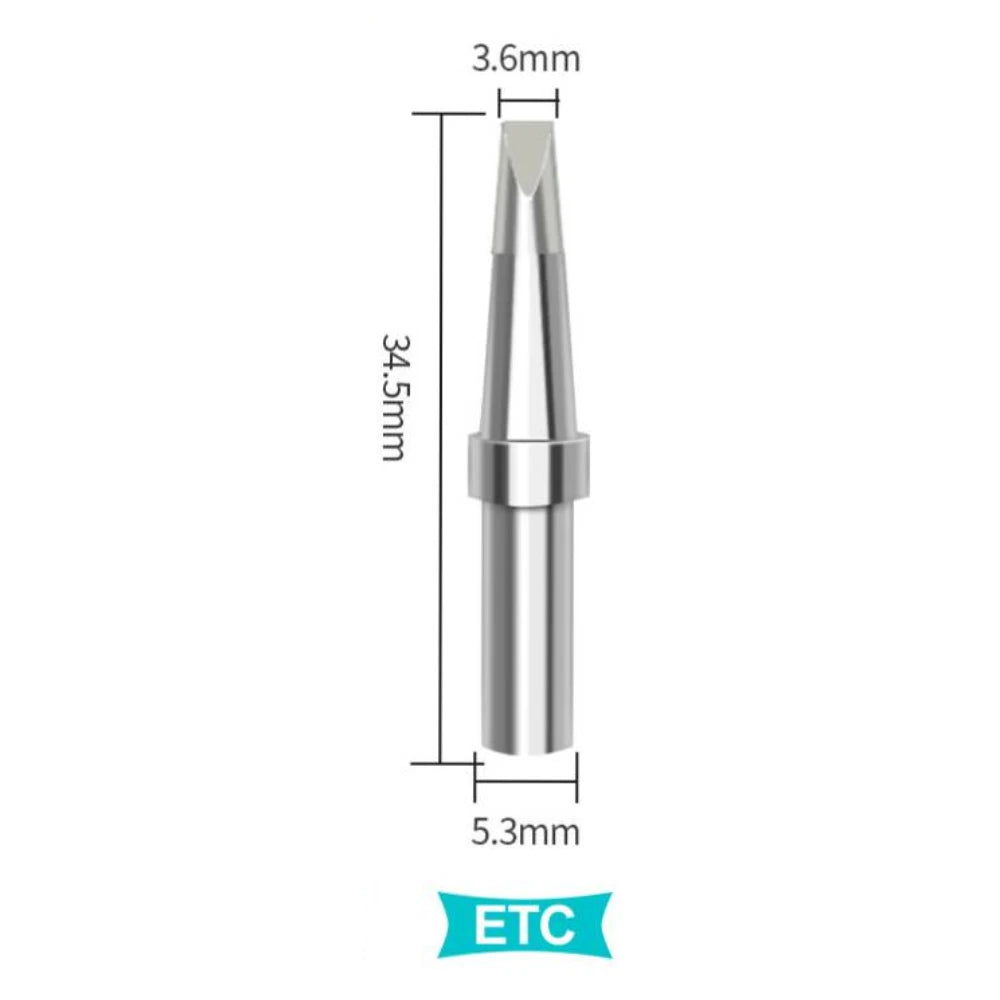 Weller ET Series ETD ETB ETA Soldering Iron Tip Copper Lead-Free for WES50 51 Soldering Station Welder For PES51 LR21 Handles