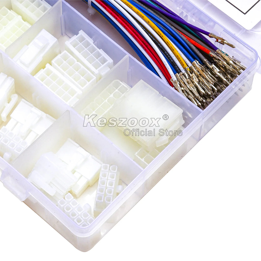 Molex 1.25/2.5/3.0/3.96/4.2mm Connectors  Male Female Connectors Housing with Pre-crimped Cable Molex Connector Kit