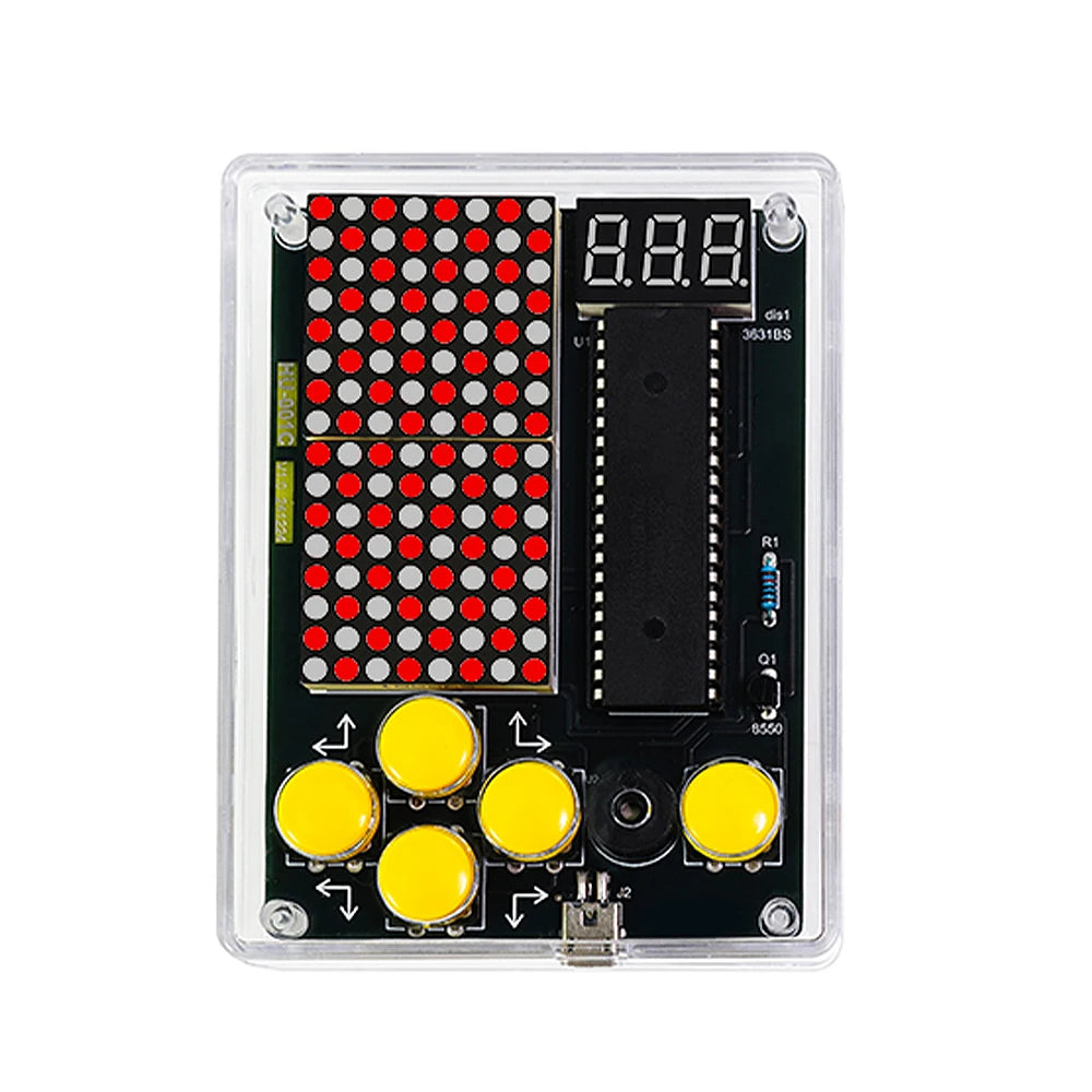 Pixel Gamer DIY Kit Pocket Gamer 51 Microcontroller Electronic Circuit Teaching Experiment Soldering Practice Module