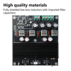 TPA3255 HIFI Dual Core Stereo Amplifier Board 2 Channel 600W+600W Class D Digital Power Amplifier TL072 OP AMP