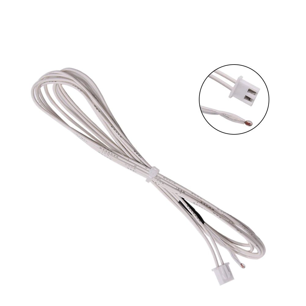 5PCS 3D Printer Thermistor NTC 3950 100K ohm Temperature Sensor Cable For CR10 Ender 3/Ender 3 Pro/Ender 3 Neo/Ender 3 Max
