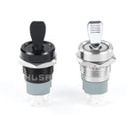 16MM  Self-locking ON-OFF Slide Power High Current Metal Toggle Switch Waterproof Push Button 2 Positions 1NO1NC Illuminated Led