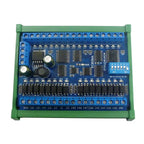 DC 12V/24V 16-input 16-output RS485 Remote Switch PLC IO Expansion Board with Modbus RTU Module Suitable for Smart Homes Etc.