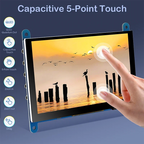 Hot Sale 5inch QLED Quantum Dot Display 800 x 480 Capacitive Touch Screen Support Various Systems with free shipping