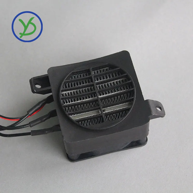 12V 24V 48V 110V 220V PTC Heater 50~400W Ceramic Thermostatic Insulated Heater With Fan Pet Insulation Incubator Electric Heater