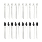 10-30Pairs 5mm 940nm IR LED Diode Kit Infrared Emitter & Receiver Diodes F5 for Remote Control DIY Electronics & Sensor Projects