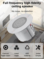 3 Inch Passive Ceiling Speakers 8 Ohm Home Theater Background Music Stereo Sound Embedded Audio System For Kitchen Living Room