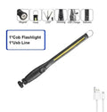 Portable COB Work Lights With Magnetic Rechargeable LED Flashlight Portable Stepless Dimming Emergency Car Repair Lamps
