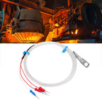 Temperature Sensor Probe PT100 Thermistor Temperature Measuring Probe Round Hole Patch Type Temperature Measuring Probe