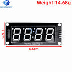 TM1637 LED Display Module 4 Digit Time Indicator Tube 7 Segment Digital Indicator Tube 0.56 Inch Digital LED Module
