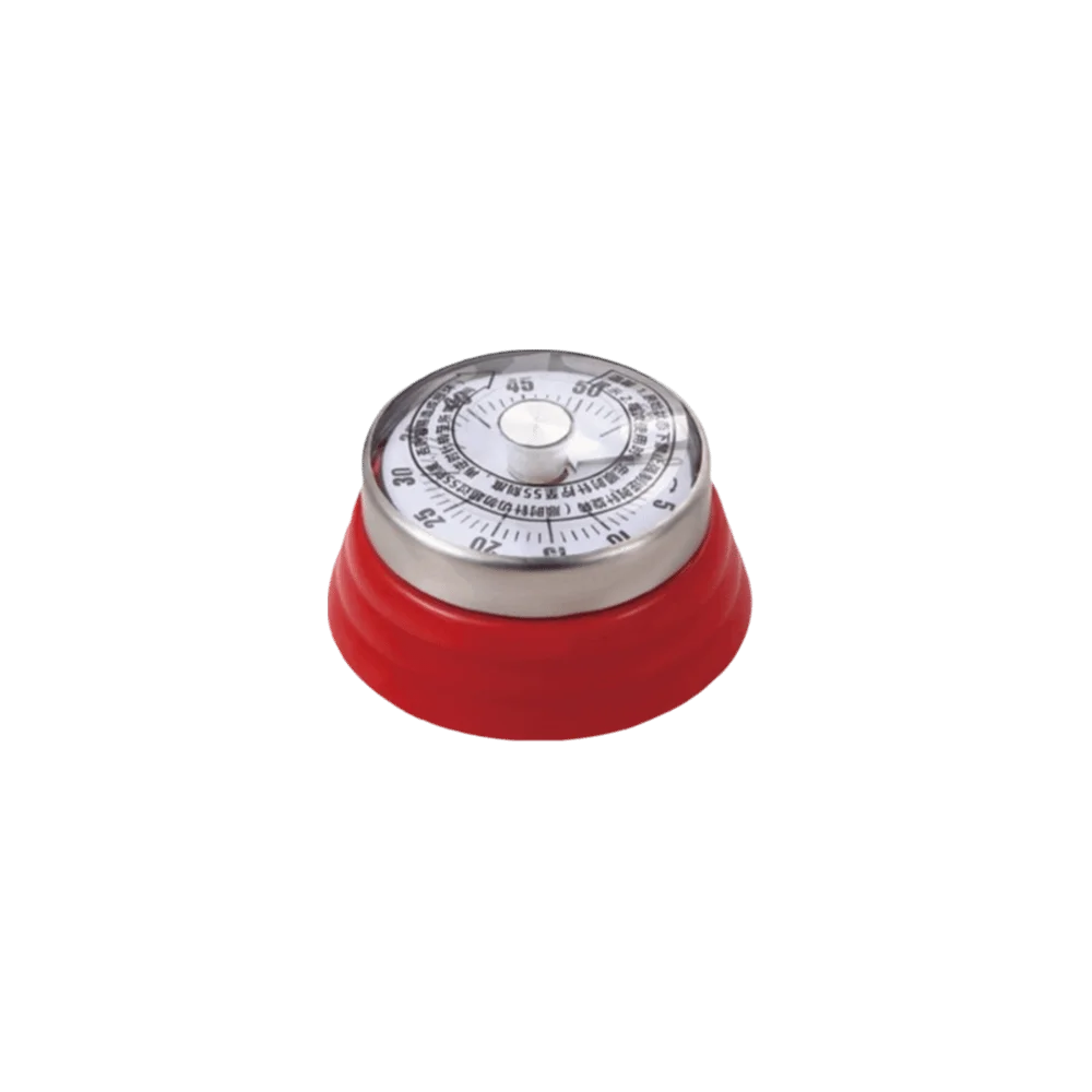 Magnetic Suction Countdown Alarm Clock 60 Minutes Battery Free Children Study Timer Mechanical Operation Visual Display