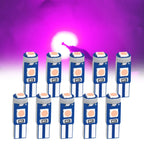 Ultra Bright T5 W1.2W W2.3W 3030 3Chipsets LED Small Bulbs 12V White/Ice Blue/Pink/Yellow/Red for Car Panel and Instrument Light