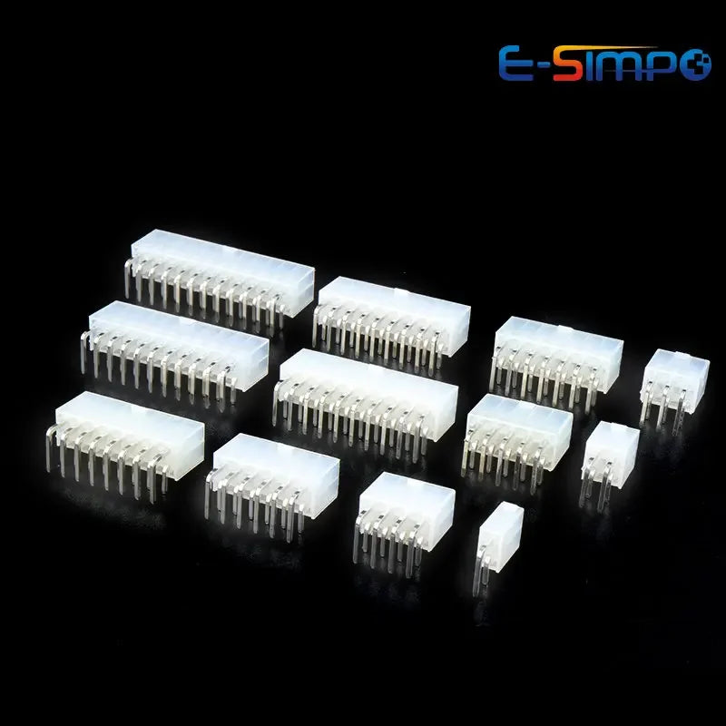 10pcs 5569-R 5557-AW Dual Row MX4.2mm Automotive Wire Right Angle 90D Female 2X1P-2X12Pin for PC Graphics Card Wafer Connector