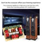 1PCS/2PCS 4 Way Speaker Bass Frequency Divider Home Theater Hifi Stereo Circuit Stereo Audio Crossover Filters