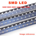 1 reel 0402 0603 0805 1206 3528 5050 5730 3020 3014 4014 SMD LED Red Yellow Green White Blue Orange Light Emitting Diode