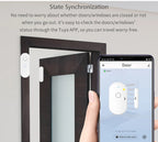 Tuya WiFi Door Sensor Window Anti-intrusion Door Open Close Burglar Security Alarm Magnetic Sensor Smart Life Alexa Google Home