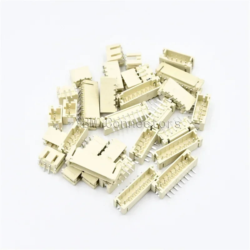 100pcs PH2,0mm 2p 3p 4p 5p 6p 7p 8p 9-poliger 10-poliger vertikaler smd-Kabelst ecker Klemmenst ecker Pin-Header-Steck verbinder