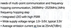 Upgraded NRF24L01+ 2.4GHz Wireless Transceiver Module, Compatible with Arduino for DIY Electronic Projects