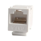 No-Tool Snap-In RJ45 Coupler - CAT6A CAT5E CAT6 Ethernet Socket Wall Plate with 8P8C Port for Network Cabling/Server Room