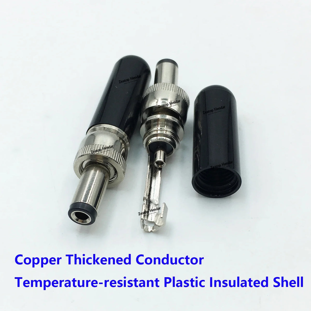 1Pcs Taiwan Switchcraft 20A High Current Copper 5.5 x 2.1 / 5.5 x 2.5 mm DC Male Plug with Lock Power Connector
