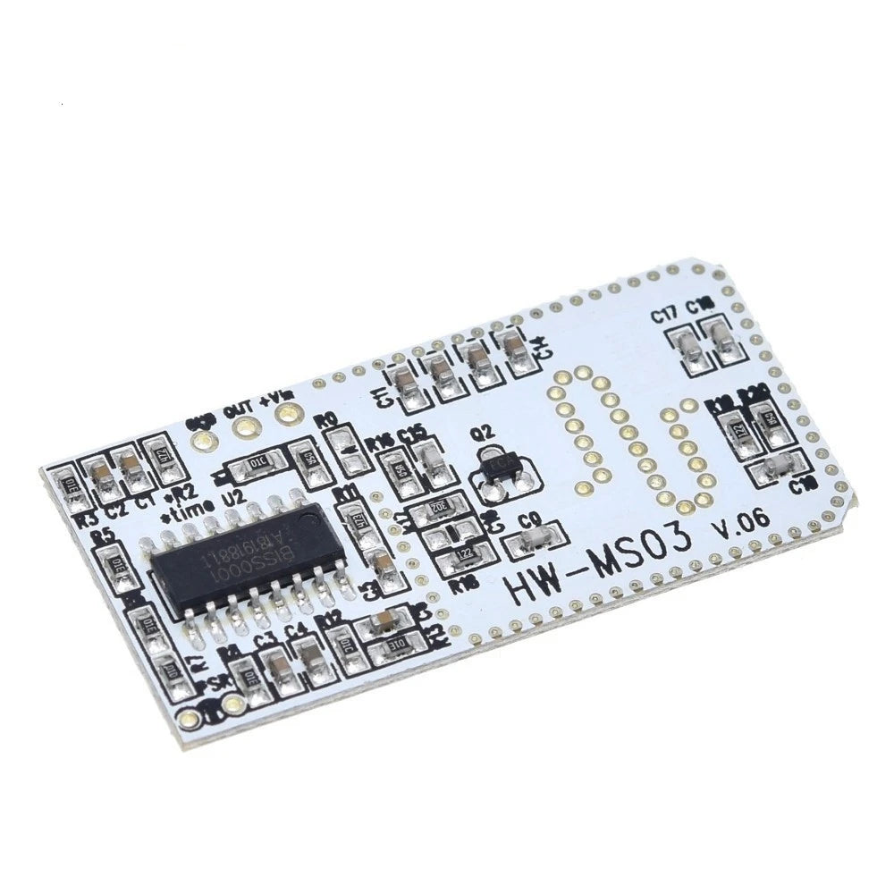 TZT High Performance Motion Sensor Module Radar Motion Sensor HW-MS03 2.4GHz to 5.8GHz Microwave Radar Sensor Module for Arduino