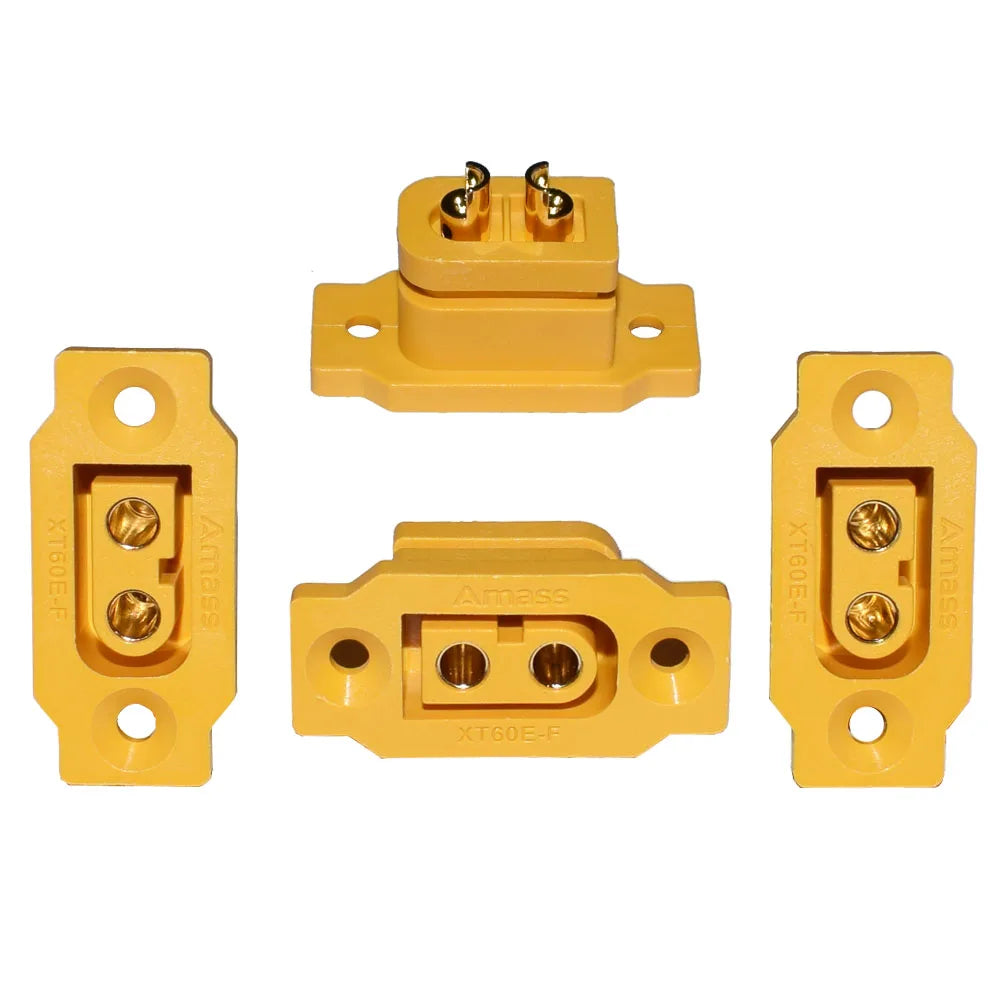 Amass XT60E-F XT60E Female Plug XT60H Male Bullet Connector Plug Adapter For RC FPV Lipo Battery RC Quadcopter XT60E Female Plug