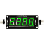 0.56 inch LED Display Screen Module TM1637 Drive IC 4 Digit 7 Segment Clock Indicator Tube Red Blue Green Yellow White