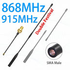 GIZONT LoRa 868MHz 915MHz Antenna For Meshtastic Heltec V3 & V4 ESP 32 Two Sections Soft Whip Antenna, Flexible and Bendable