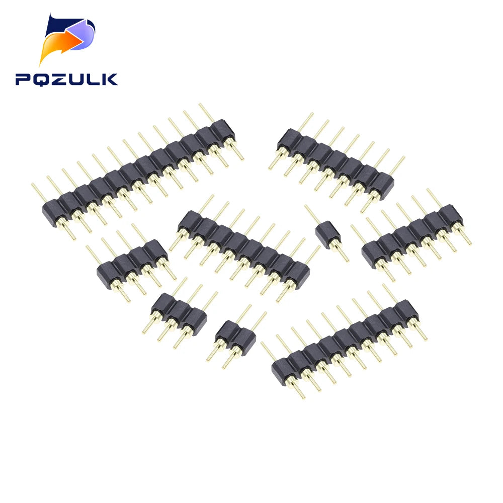 10PCS 2.54mm Pin Header Male Single Row 40 Pin 2.54mm Round Pin Connector 1x2p 3p 4p 5p 6p 7p 8p 9p 10p 12p 20p 40P