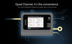 ToolkitRC Q4AC 4x50W 5A AC 100W 4 Port DC Smart Discharger Charger XT60/XT30 Optional for 1-4S Lipo Battery