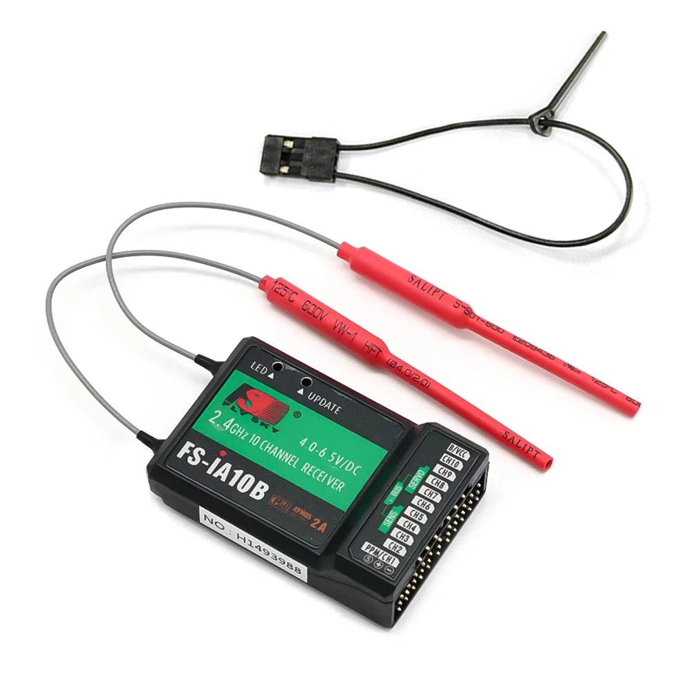 FlySky Receiver FS-iA10B FS-iA6B FS-iA6 FS-A8S A6 A3 FS-GR3E R6B X6B Compatible with FS-i6 I10 CT6B T6 TH9X Transmitter RC Parts