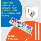 CC1101、NRF24L01、 3 infrared emitter tubes and 1 infrared receiver tube function module suitable for M5Stack Cardputer ADV
