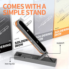 Type C USB Wireless Soldering Iron Digital Display Intelligent Temperature Control high-power Electric Solder Irons Welding Tool