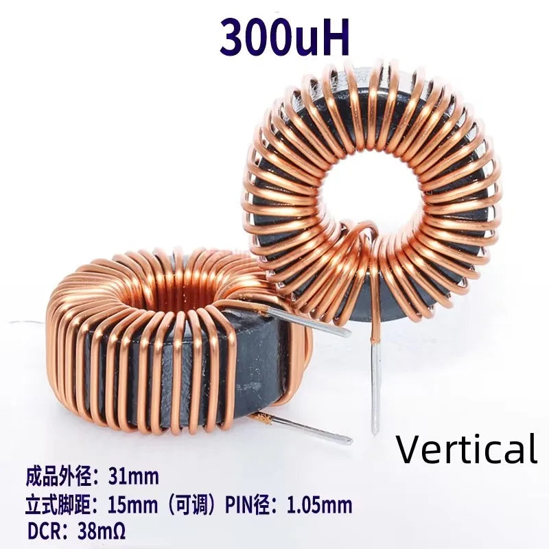 1Pcs High Current Magnetic Ring Inductor 106125-10uH 22uH 33uH 47uH 68uH 100uH Energy Storage Inductor Ring Inductor Choke Coil