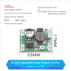 1PCS DC-DC 3A 5A Adjustable Step-down Power Module Board Voltage Stabilizing Aircraft Model MP1584EN 24V 12V 9V To 5V