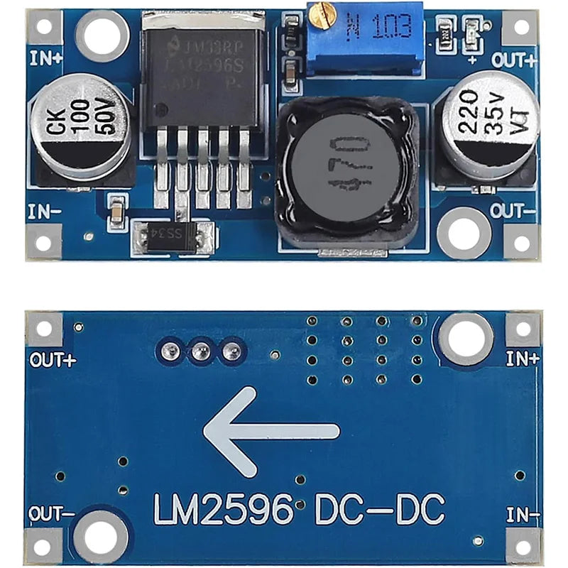 Adjustable Output LM2596S Step Down Module DC to DC Buck Converter Voltage Regulator Conversion Power Supply Module LM2596