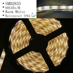 12V 24V 2835 LED Strip 5m 10m 15m 20m Tape Light Ribbon 60/120/240/480 LED Natural White / Warm White / Cold White Home Decor
