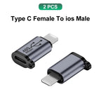 USB C Adapter Type C To Micro To Mini USB Female Converters for IPhone 14 13 Xiaomi Samsung for Lightning Male Charger Adapter