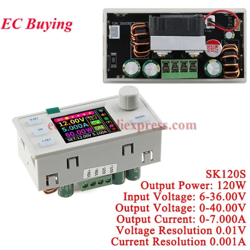 SK150 SK120 SK60 SK150S Buck Boost Converter 150W 120W 60W CNC CC CV MPPT Power DC Adjustable Regulated Solar Charging Module