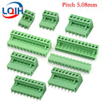 15EDG KF2EDG 2.54mm 3.5mm 3.81mm 5.08mm PCB Screw Terminal Block 2 3 4 5-16Pin Male Plug Female Socket Pin Header Wire Connector