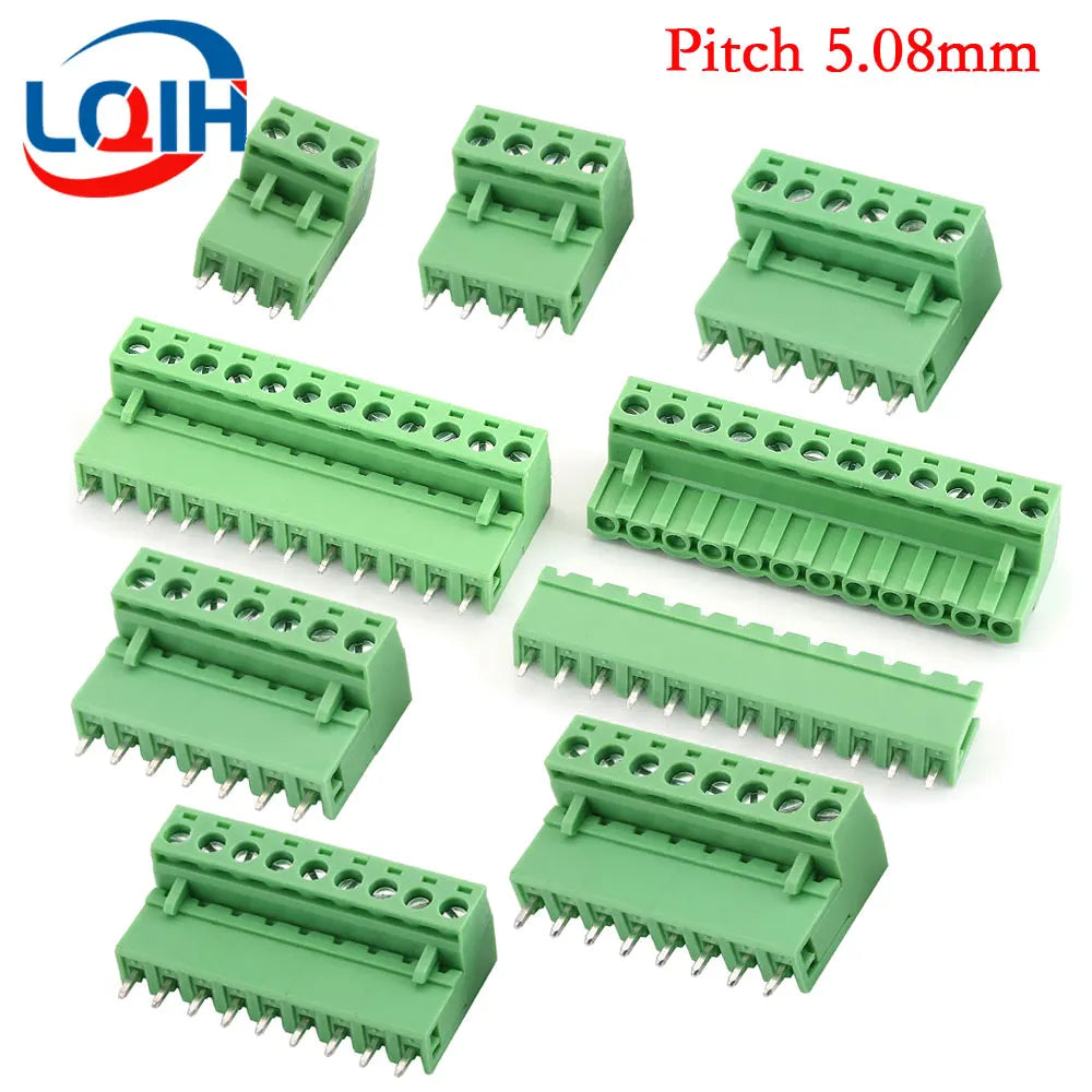 15EDG KF2EDG 2.54mm 3.5mm 3.81mm 5.08mm PCB Screw Terminal Block 2 3 4 5-16Pin Male Plug Female Socket Pin Header Wire Connector