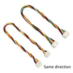 5pcs GH1.25 2P/3P/4P/5P-10 Pin JST GH 1.25 Single Double Head Connector with 150mm Soft Silicone Cables for Pixhawk Pixhack GPS