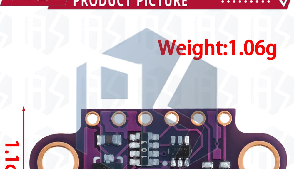 1~5PCS VL53L0X Time-of-Flight (ToF) Laser Ranging Sensor Breakout 940nm GY-VL53L0XV2 Laser Distance Module I2C IIC 3.3V/5V