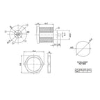 5/10Pcs DC Power Jack 5.5x2.5mm / 5.5x2.1mm Female Panel Mount Socket Connector, Large Current Charging Port for Electronics