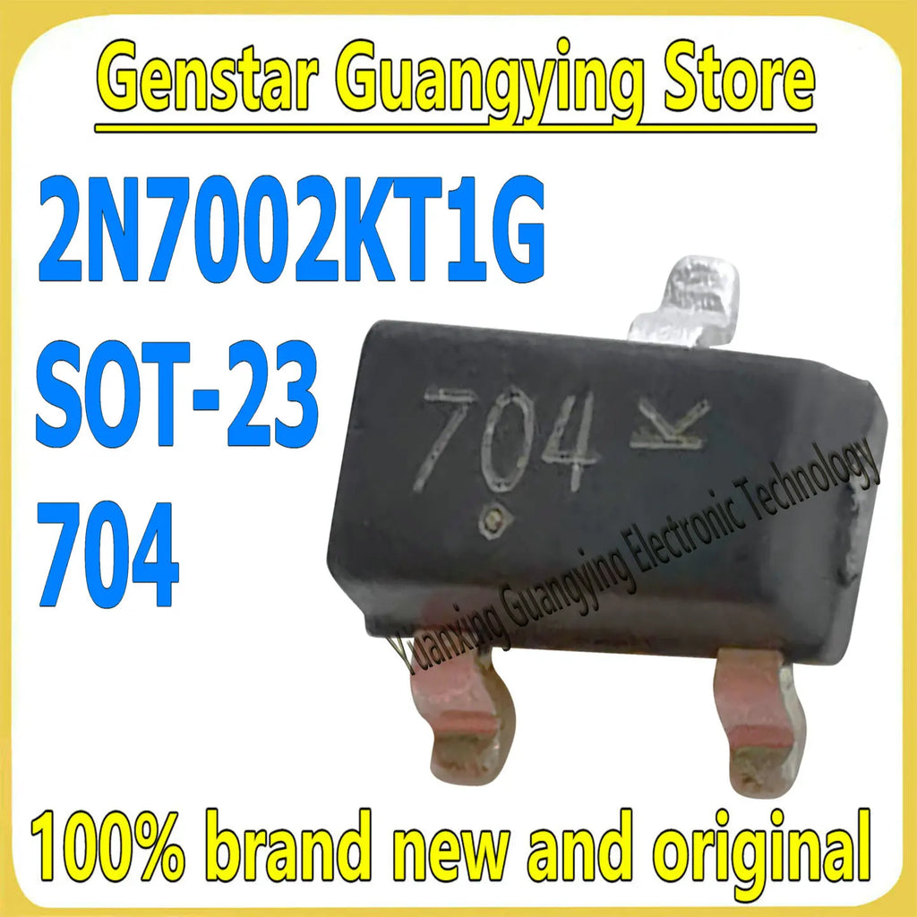 (50 Pieces) 2N7002KT1G 2N7002K 2N7002 704 SMT SOT-23 N-Channel MOSFET Field Effect Tube 100% Brand New & Origina